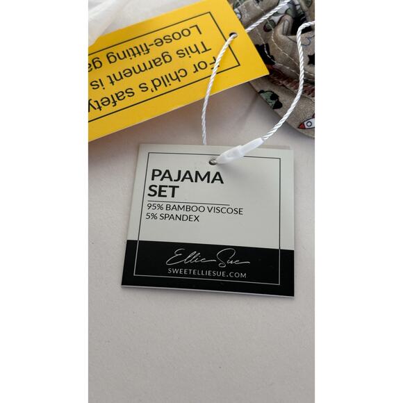 Ellie Sue Toy Story Round Up Gang Bamboo Pajamas Toddler Size 2T New - Picture 7 of 9